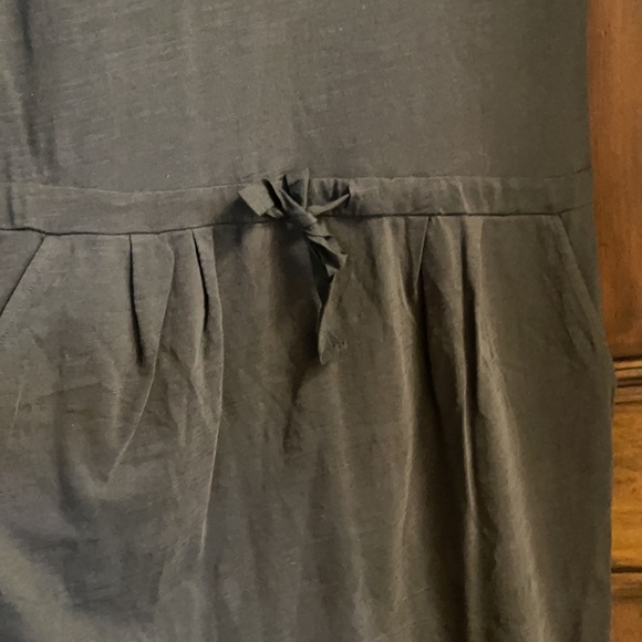 J Crew Black Cotton T Shirt Dress M NWT - Picture 4 of 9